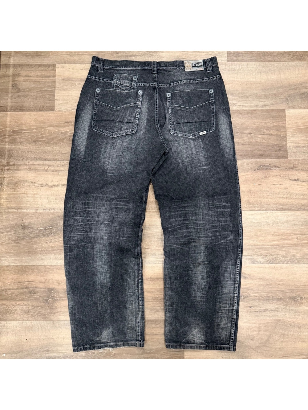 Y2K Enyce Baggy Black Jeans Men's 38"